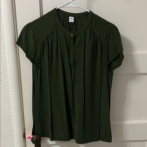 Old Navy Short-Sleeve Button Front Blouse